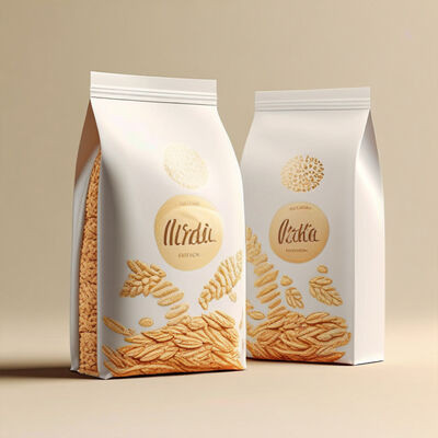 Custom Order Stand up Plastic Packaging Bag Zipper Lock Holographic Mylar Bag Aluminum Smell Proof Snack Bag Industrial Food